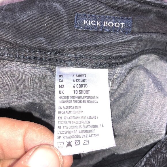 American Eagle Womens Jeans Size 6 Lot Of Two Bootcut Skinny Distressed Denim - Picture 14 of 16